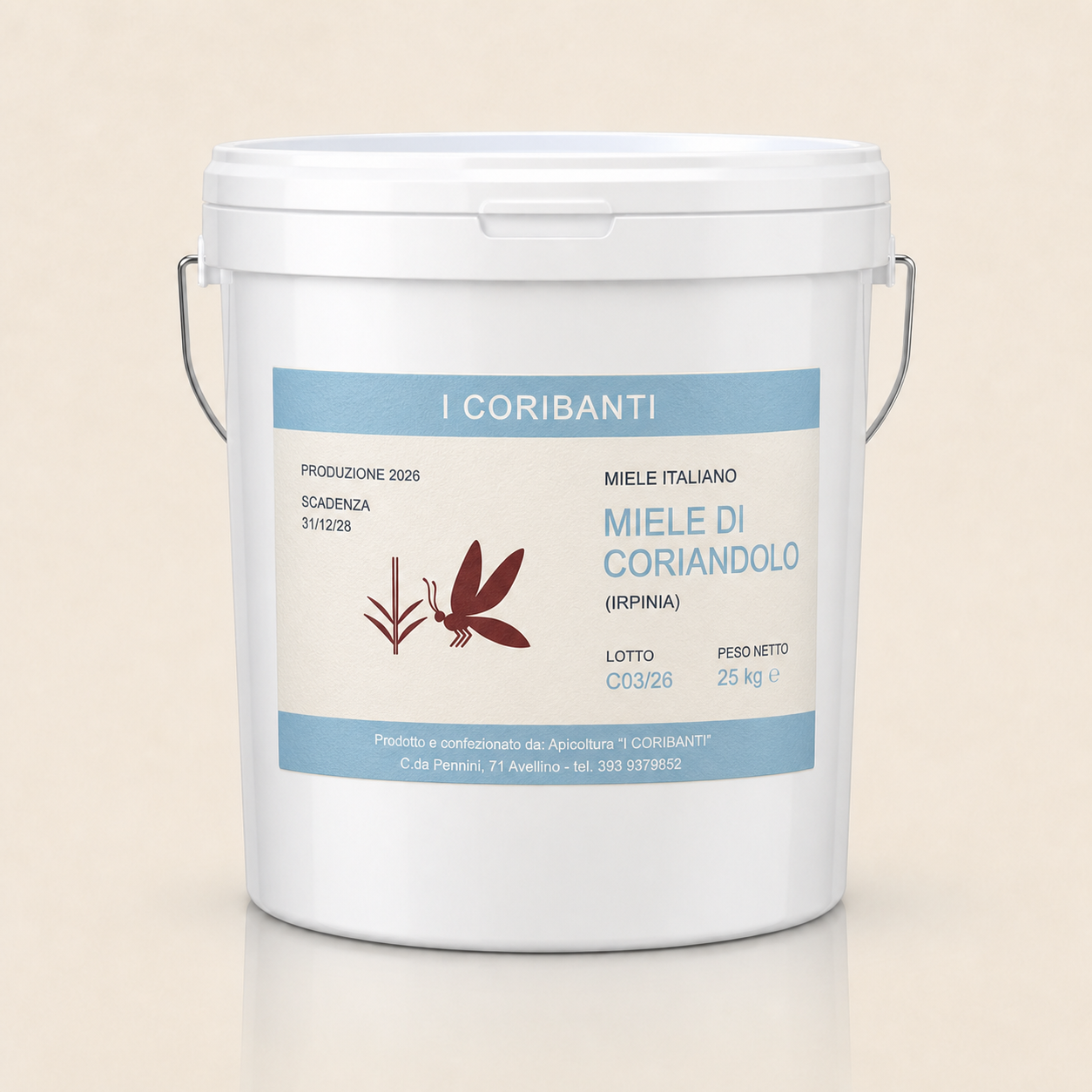 Coriander Honey · 25 kg pail