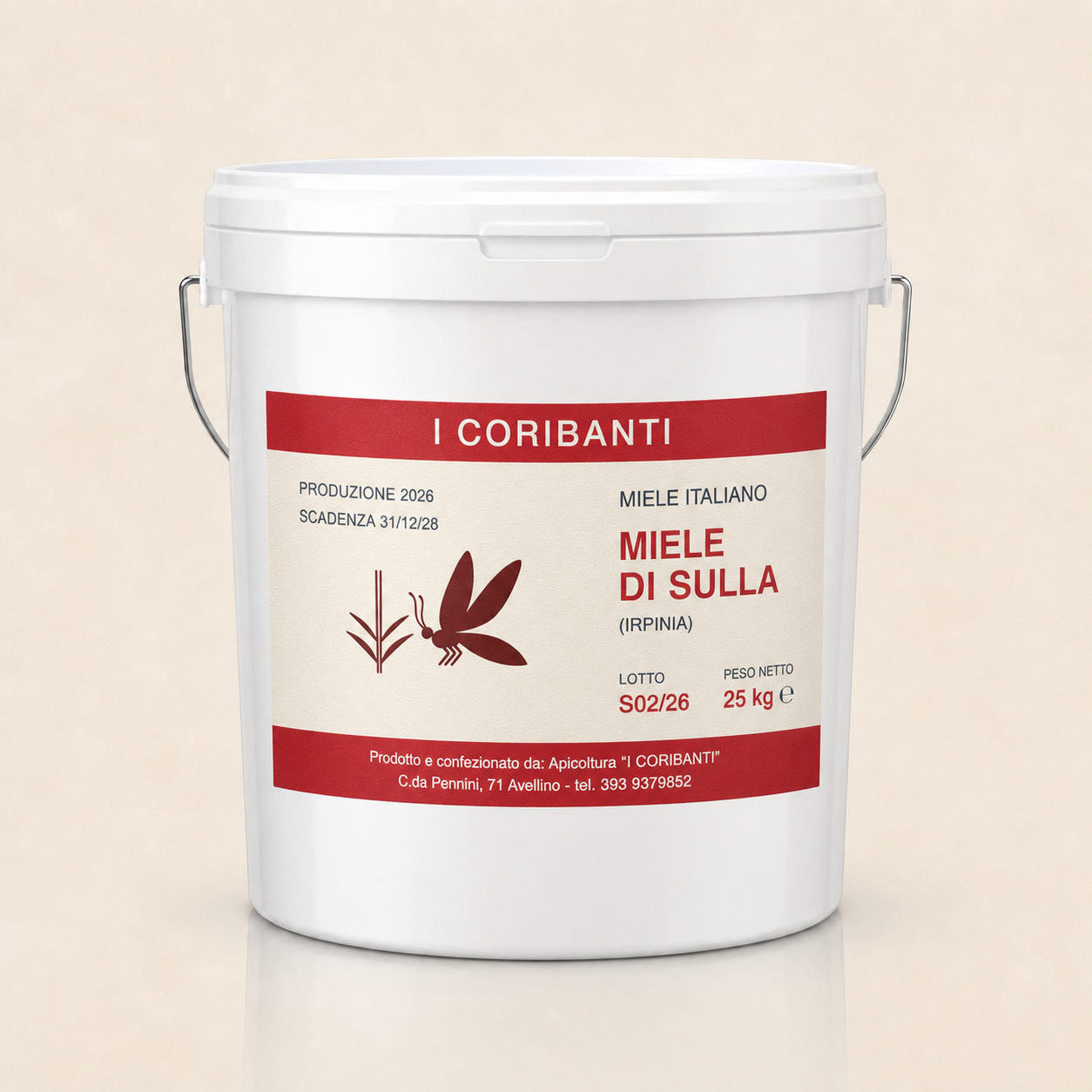 Sulla Honey · 25 kg pail